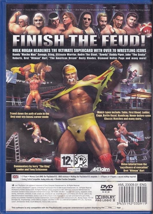 Showdown Legends of Wrestling - PS2 (B Grade) (Genbrug)